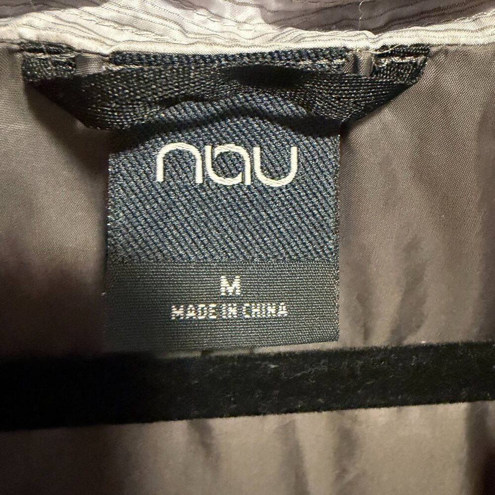 Nau Quilted Lightweight Puffer Jacket Gray Size Medium - Picture 7 of 7